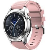 Curea ceas Smartwatch Samsung Galaxy Watch 46mm, Samsung Watch Gear S3, iUni 22 mm Silicon Soft Pink